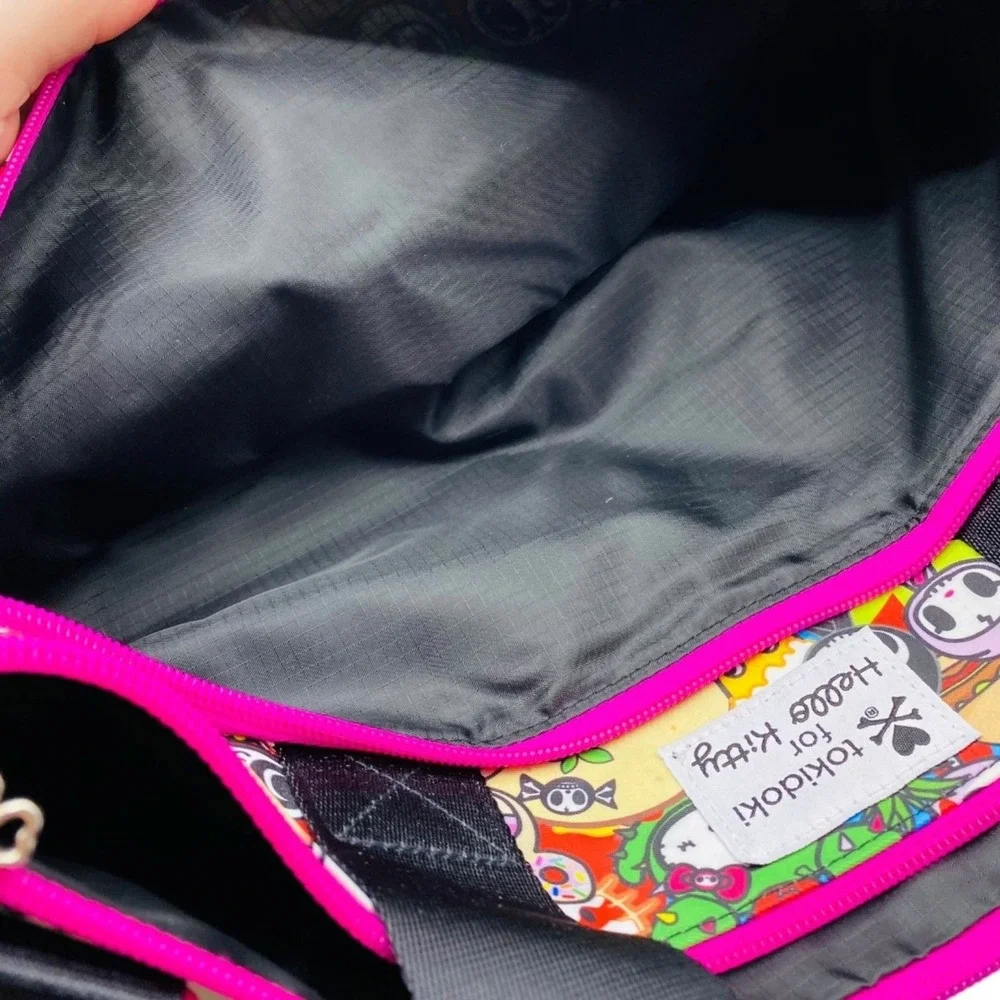 Tokidoki for Hello Kitty Crossbody Bag Sanrio Character Print Satchel Multi